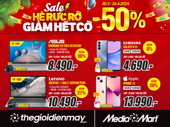 Sale hè rực rỡ, MediaMart giảm hết cỡ -50% - 5