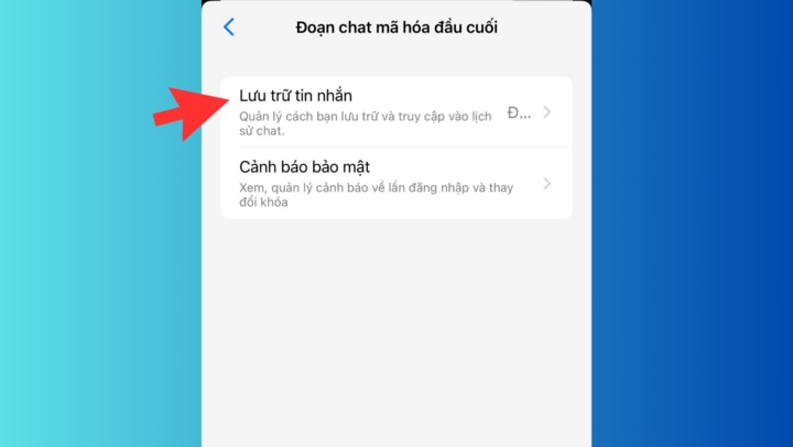 Cách tắt bộ nhớ an toàn trên Messenger - 5