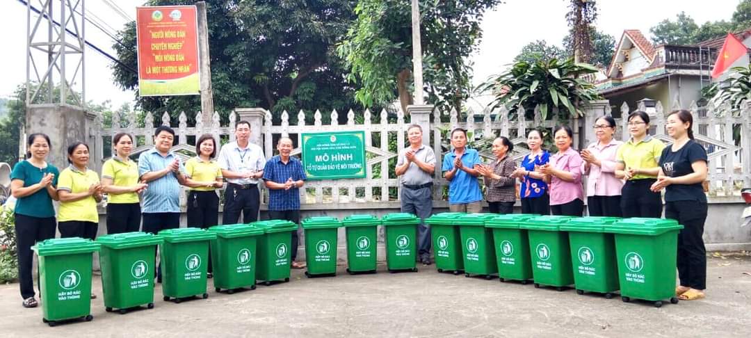 Thái Nguyên: Hội Nông dân xã Phủ Lý ra mắt Tổ tự quản bảo vệ môi trường - Ảnh 2.