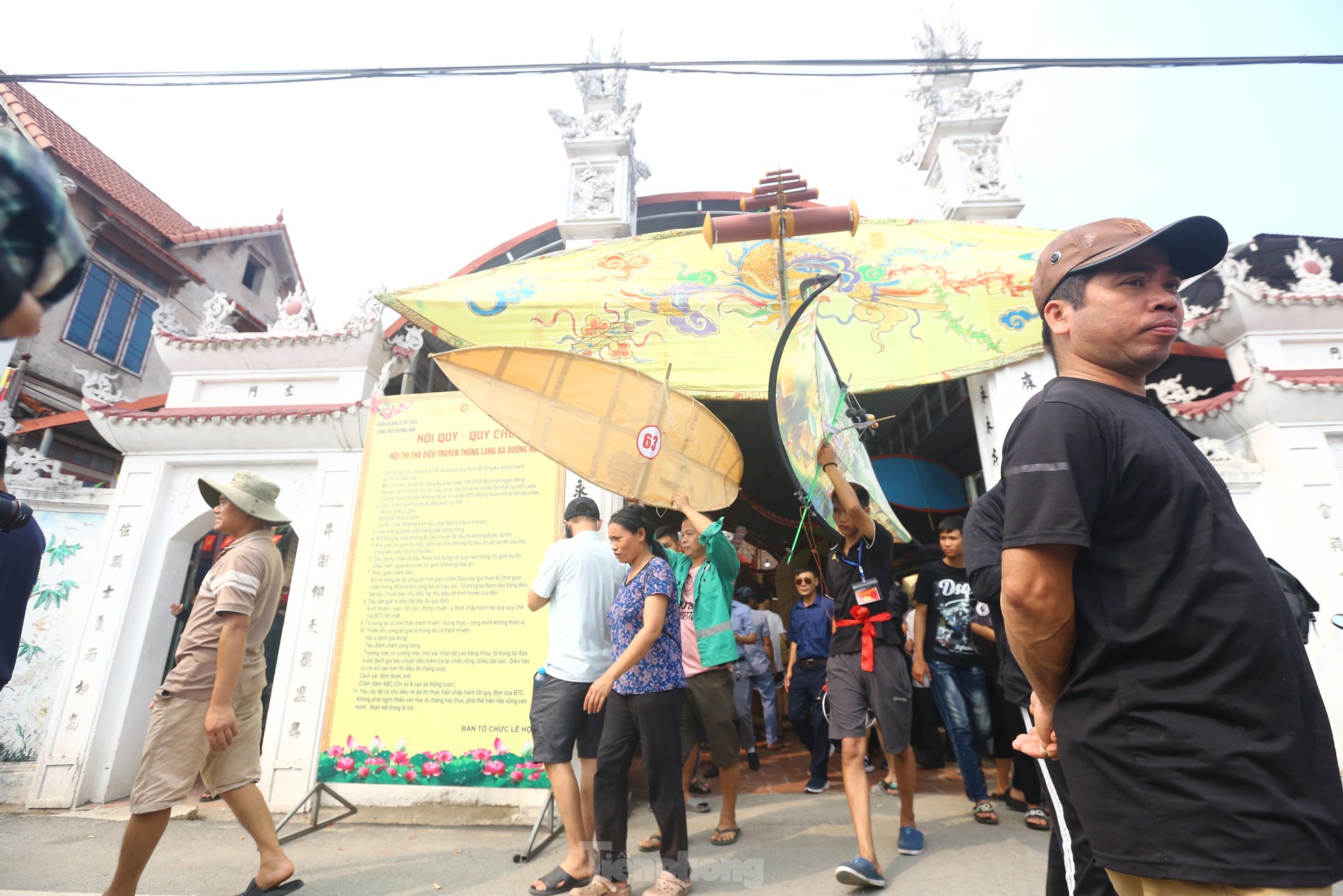 Màn thi đấu gay cấn tại lễ hội thi thả diều 'ngàn năm tuổi' ở làng Bá Dương Nội ảnh 10