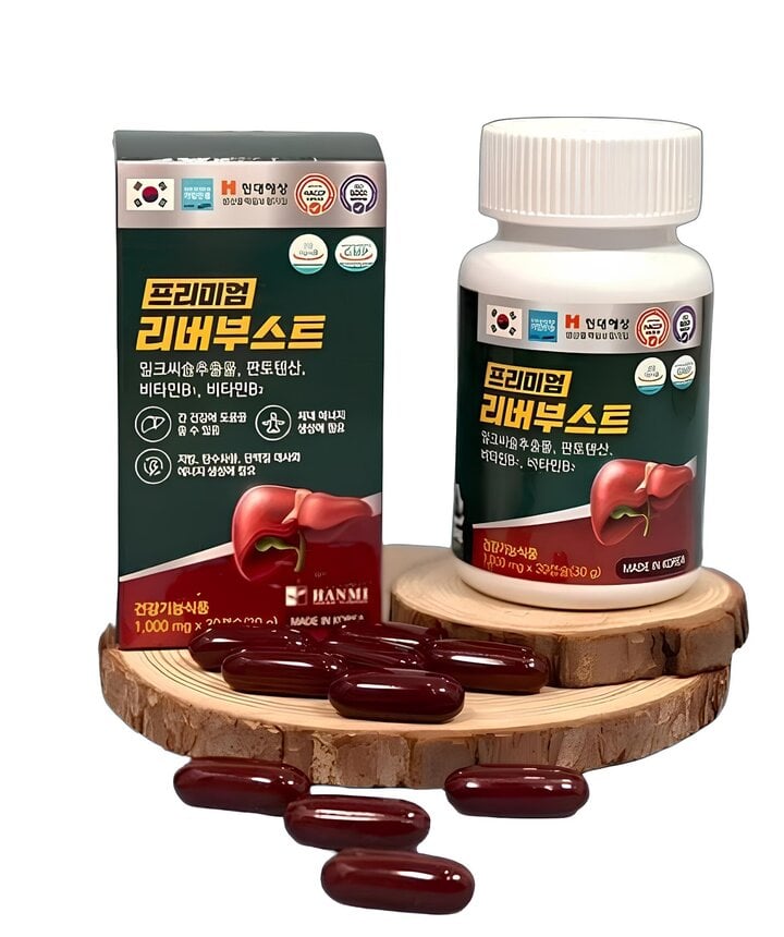 Premium Liver Boost hỗ trợ chăm sóc sức khỏe cho lá gan.