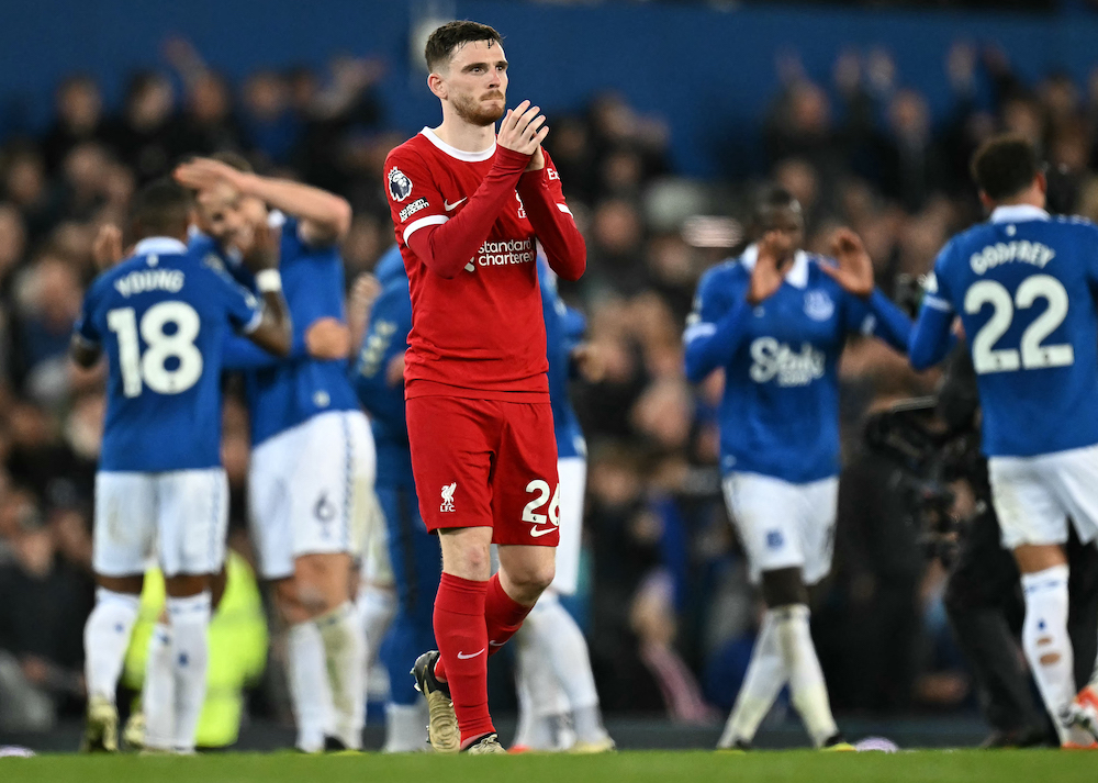 Thua Everton, hy vọng vô địch Ngoại hạng Anh của Liverpool tan dần- Ảnh 2.