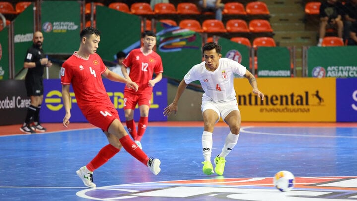 Đội tuyển futsal Việt Nam chơi không tốt ở vòng bảng. (Ảnh: VFF)