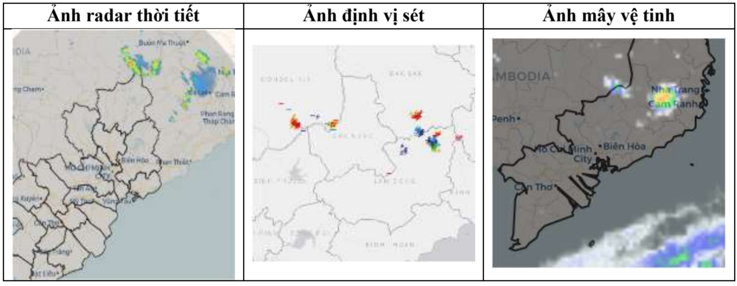 Đài Khí tượng thủy văn khu vực Nam bộ phát đi bản tin cảnh báo chiều ngày 29.4