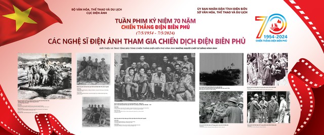 Cục Điện ảnh tặng bộ ảnh tư liệu quý hiếm về đoàn làm phim tài liệu và nhiếp ảnh tham gia Chiến dịch Điện Biên Phủ - Ảnh 1.