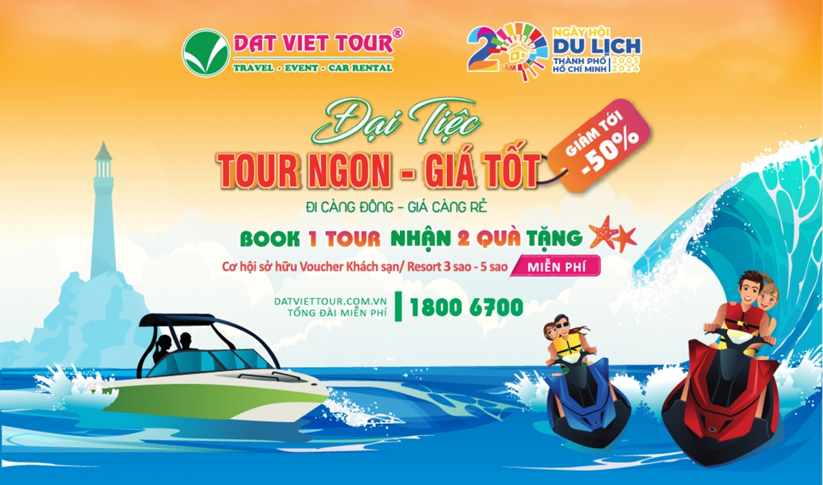 Dai tiec tour ngon - gia tot giam den 50 tai ngay hoi du lich tp.hcm 2024 hinh anh 1