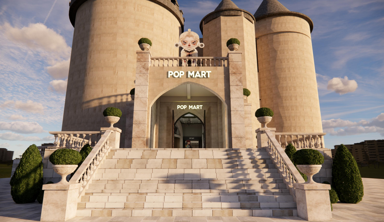 The POP MART store model at Sun World Ba Na Hills is inspired by the architectural style of the French village