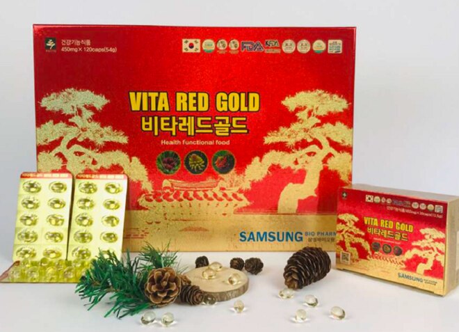 Vita Red Gold được Cục An toàn Thực phẩm cấp phép số 1387/2021/XNQC-ATTP.