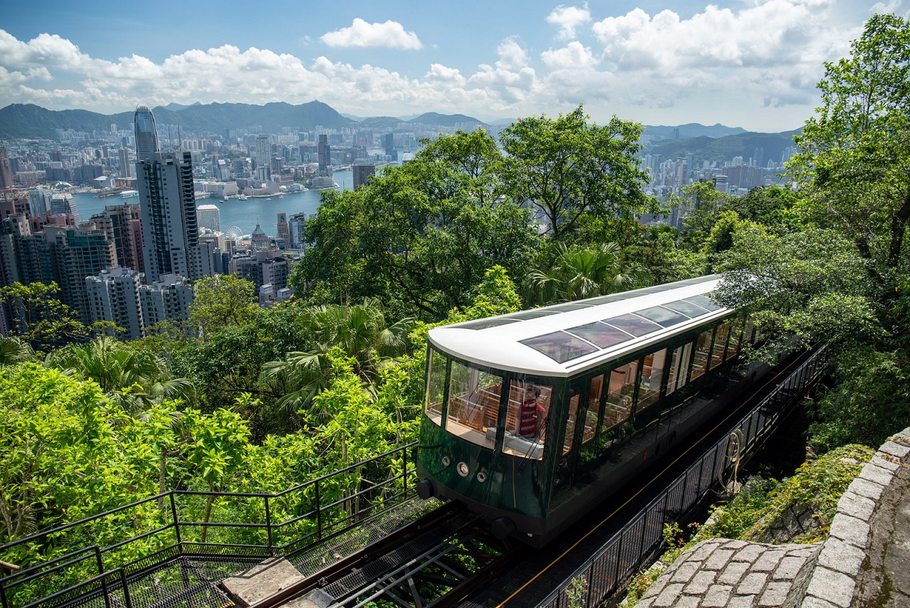 The Peak Tram vừa được nâng cấp nhằm đáp ứng nhu cầu gia tăng của du khách