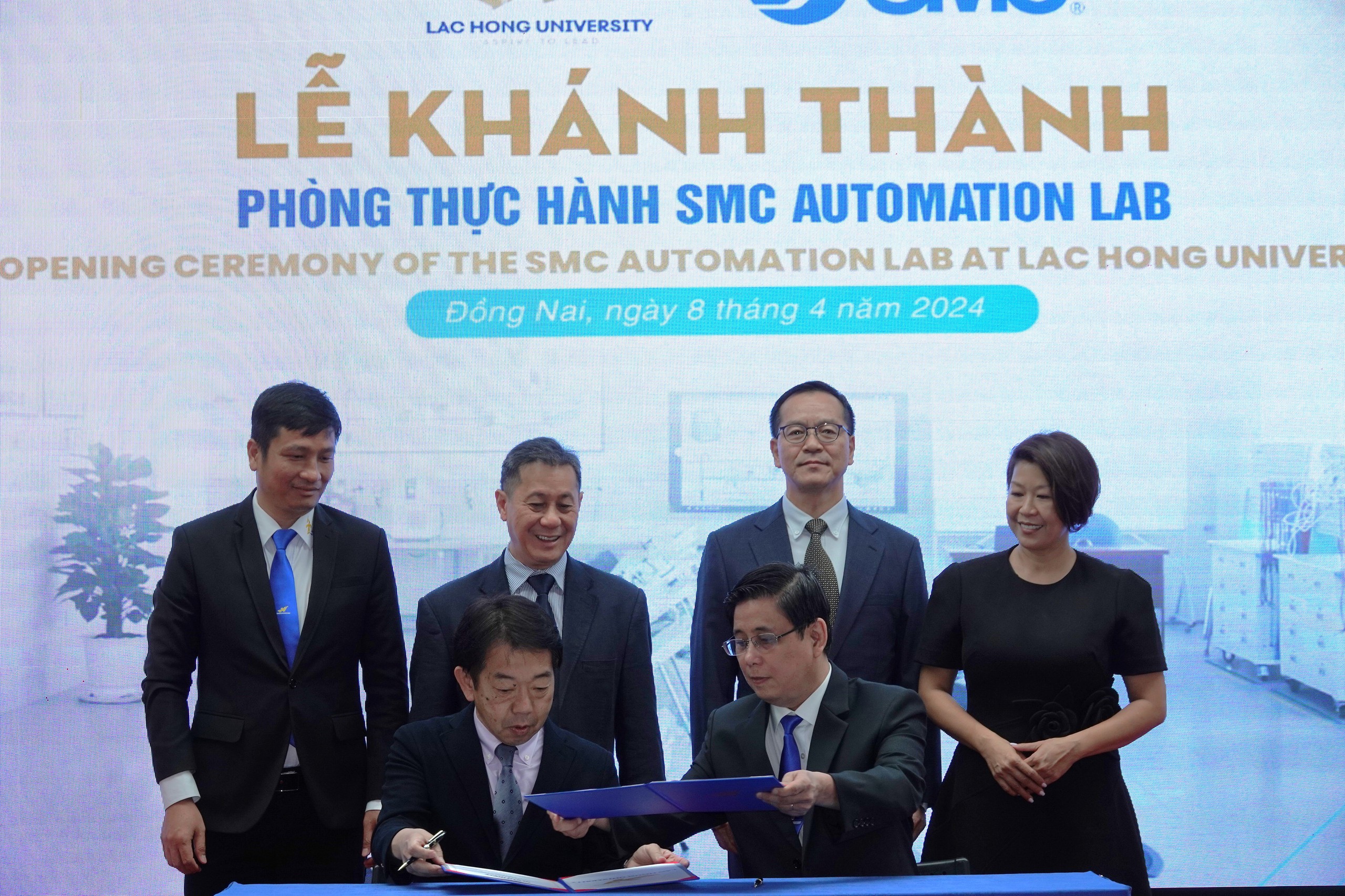 Một trường đại học khánh thành phòng thực hành khí nén hơn 6,5 tỉ đồng- Ảnh 1.