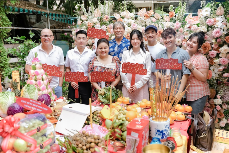 Hình ảnh buổi khai máy phim Cô dâu hào môn - Ảnh: ĐPCC