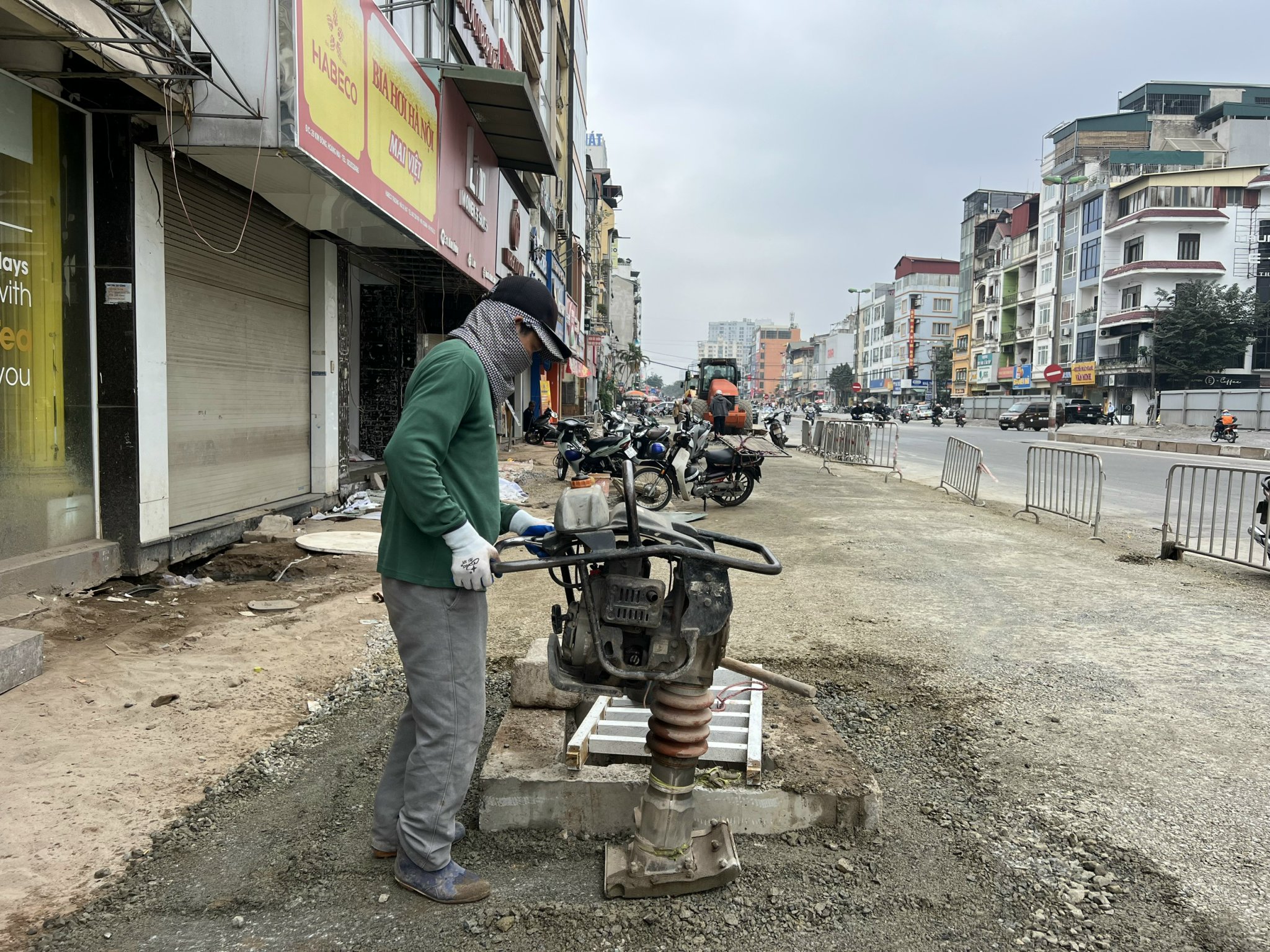 Hà Nội: Tổ chức lại giao thông phục vụ thi công hầm chui Kim Đồng- Ảnh 1.