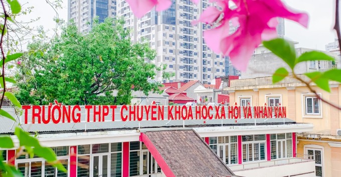 Trường THPT chuyên Khoa học Xã hội và Nhân văn. Ảnh: USSH