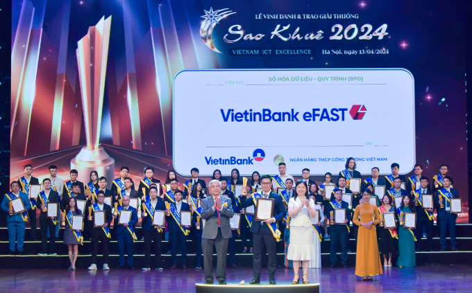 VietinBank đạt 2 giải thưởng Sao Khuê năm 2024