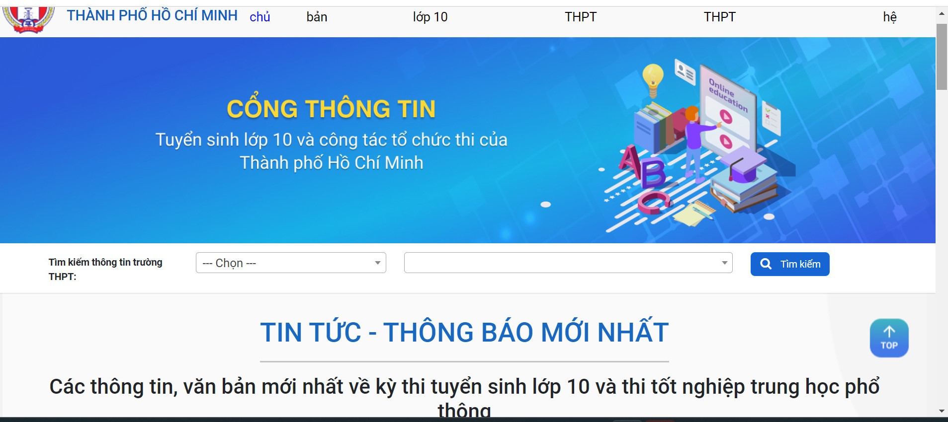 Từ 15 giờ ngày mai (3.5), phụ huynh học sinh bắt đầu đăng ký nguyện vọng lớp 10 cho con em