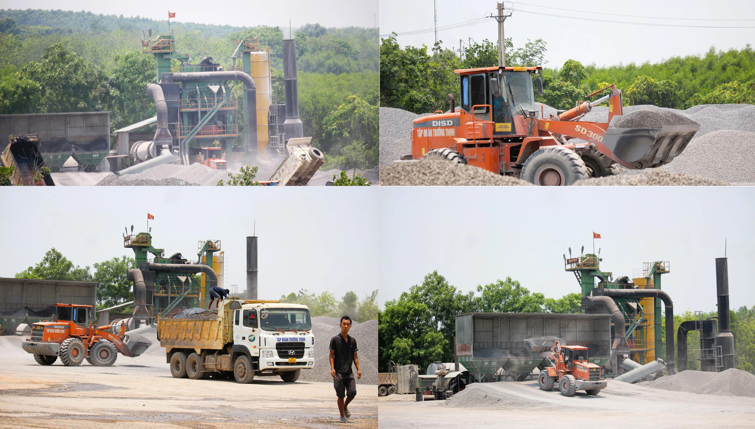 Hối hả thảm bê tông nhựa cao tốc Vạn Ninh – Cam Lộ giữa cái nắng cháy da- Ảnh 13.