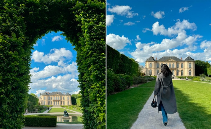 Lisa đăng hình đến Musée Rodin. Ảnh: Instagram/Lisa