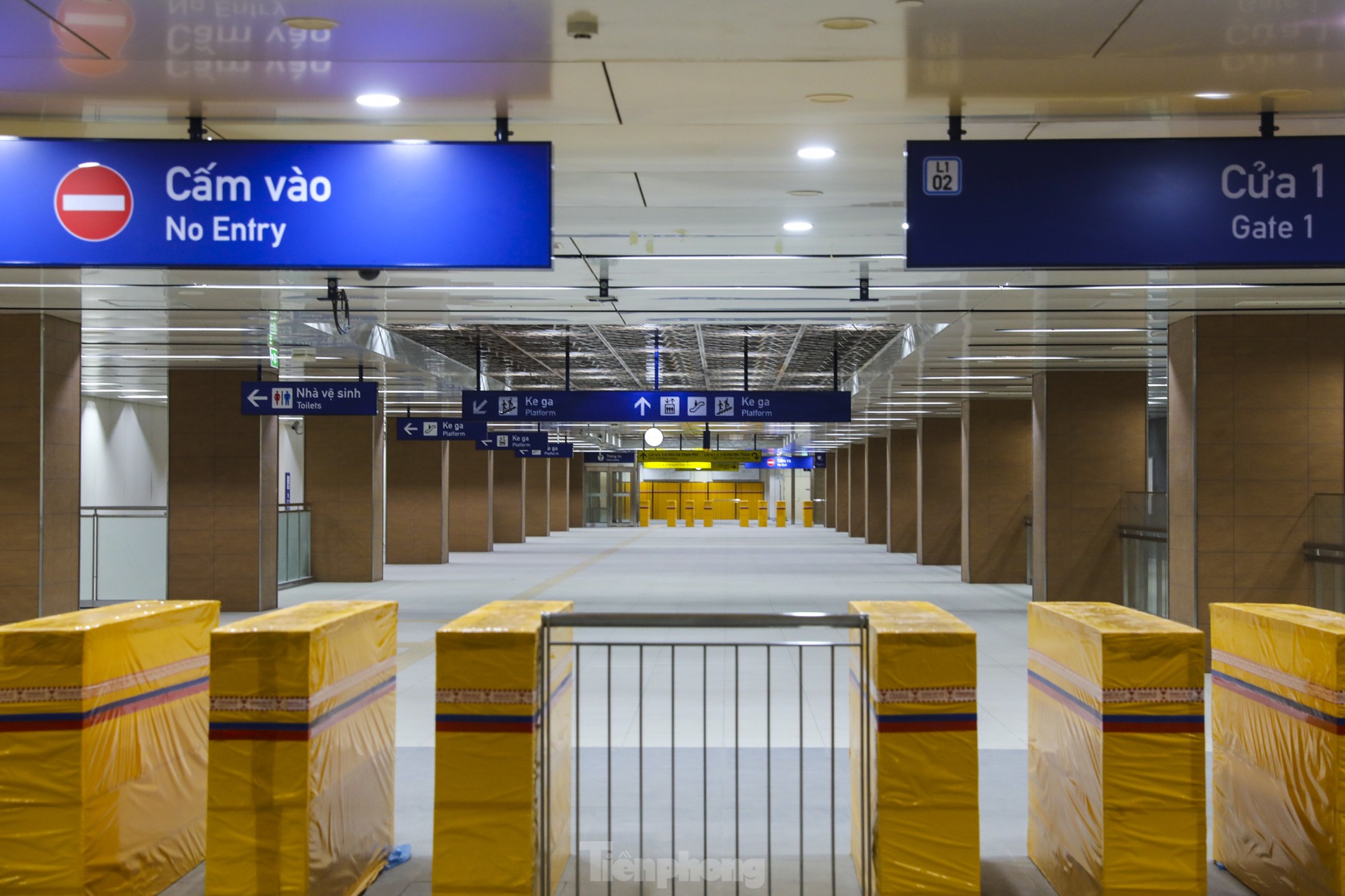 Cận cảnh 2 ga ngầm siêu hiện đại thuộc tuyến Metro số 1 ảnh 18