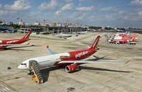 Trong quý I/2024, Vietjet mở mới 15 đường bay, nâng tổng số đường bay của hãng lên 140. Ảnh: Quang Nguyễn.