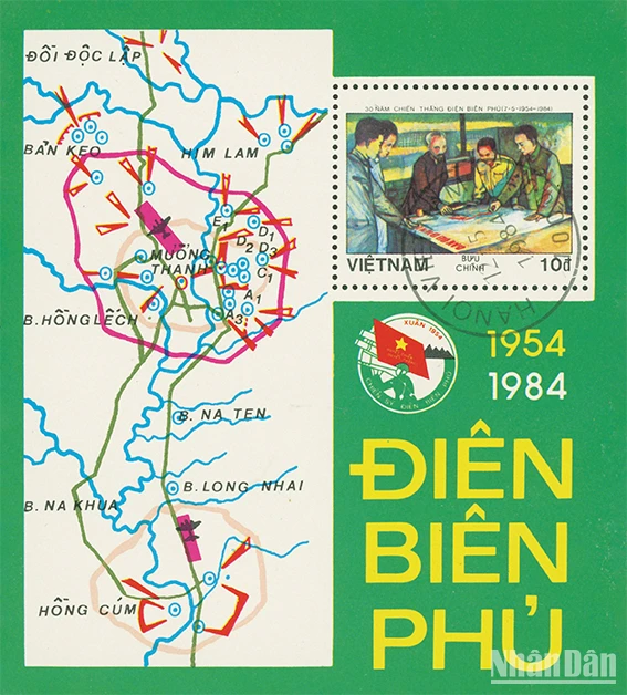 [Ảnh] Chiêm ngưỡng những bộ tem quý giá qua các dịp kỷ niệm Chiến thắng Điện Biên Phủ ảnh 8