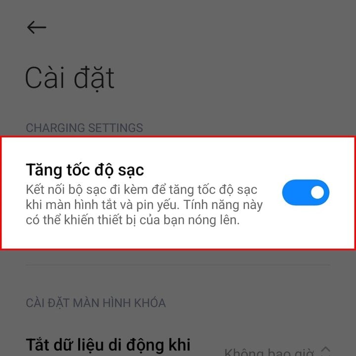 Cách bật tăng tốc độ sạc trên Redmi Note 13 series - 2