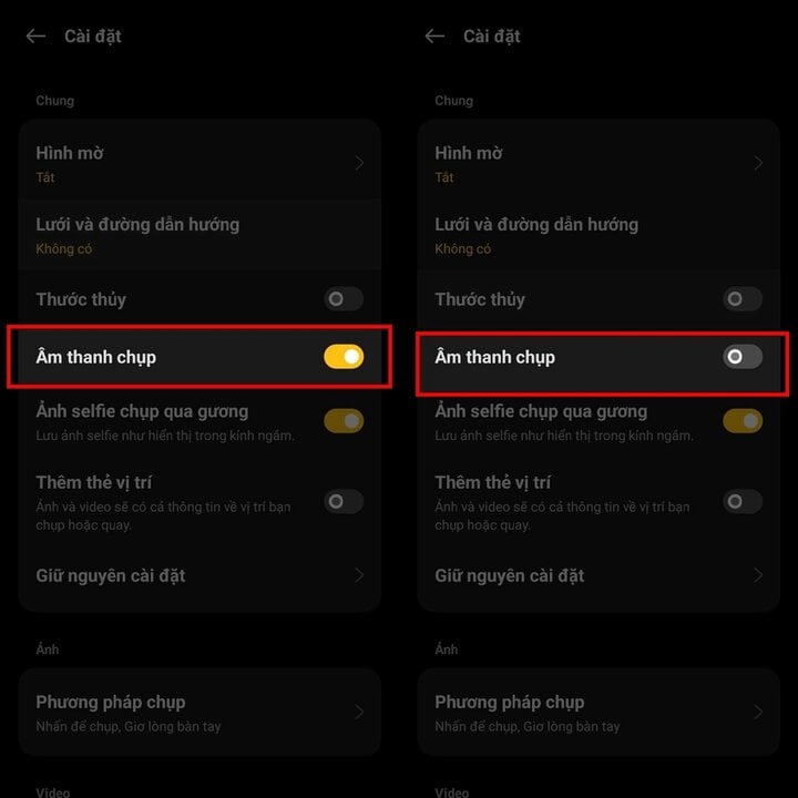 Cách tắt âm thanh khi chụp ảnh trên OPPO siêu dễ - 2