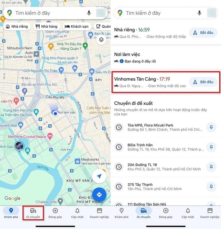 Cách lưu quãng đường trên Google Maps đơn giản - 3