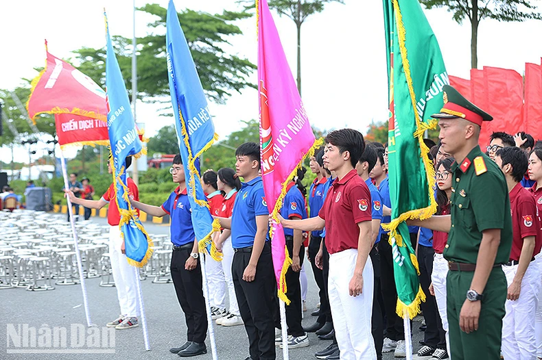 [Ảnh] Toàn cảnh Lễ ra quân Chiến dịch Thanh niên tình nguyện hè năm 2024 ảnh 3