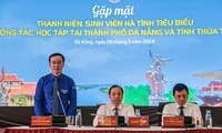 Bí thư Tỉnh ủy Hà Tĩnh gặp mặt sinh viên, thanh niên tiêu biểu của tỉnh tại Đà Nẵng