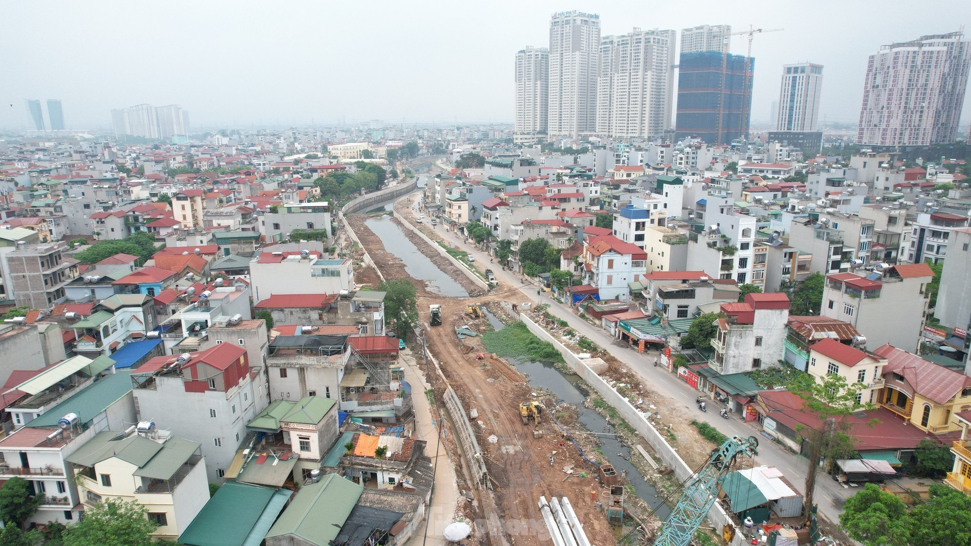 Bãi rác khổng lồ tại nơi Dự án kênh La Khê 'dậm chân tại chỗ' ảnh 1