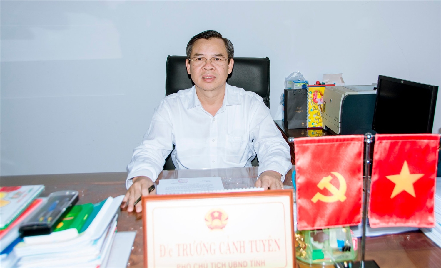 Ông Trương Cảnh Tuyên - Phó Chủ tịch Thường trực, Trưởng ban Chỉ đạo Đại hội đại biểu các DTTS các cấp tỉnh Hậu Giang lần thứ IV - năm 2024: Đại hội đại biểu các DTTS các cấp tỉnh Hậu Giang lần thứ IV - Tạo động lực, khí thế thi đua mới trong vùng đồng bào DTTS 