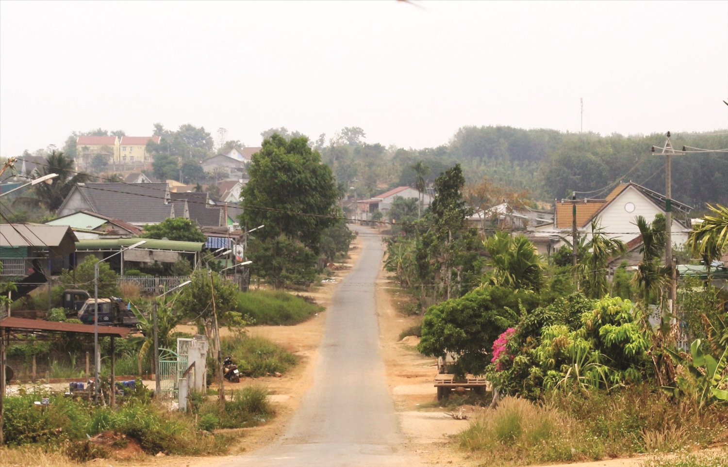 Diện mạo xã Nâm Nung khởi sắc.