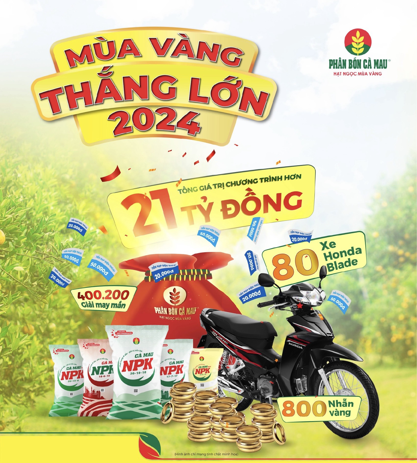 Đón Mùa Vàng Thắng Lớn 21 tỷ đồng cùng Phân bón Cà Mau- Ảnh 1.