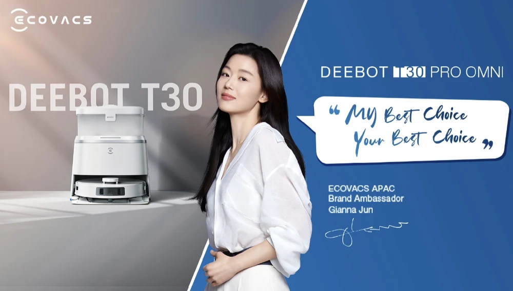 Diễn viên Hàn Quốc Jun Ji-hyun trở thành Đại sứ thương hiệu của ECOVACS ROBOTICS