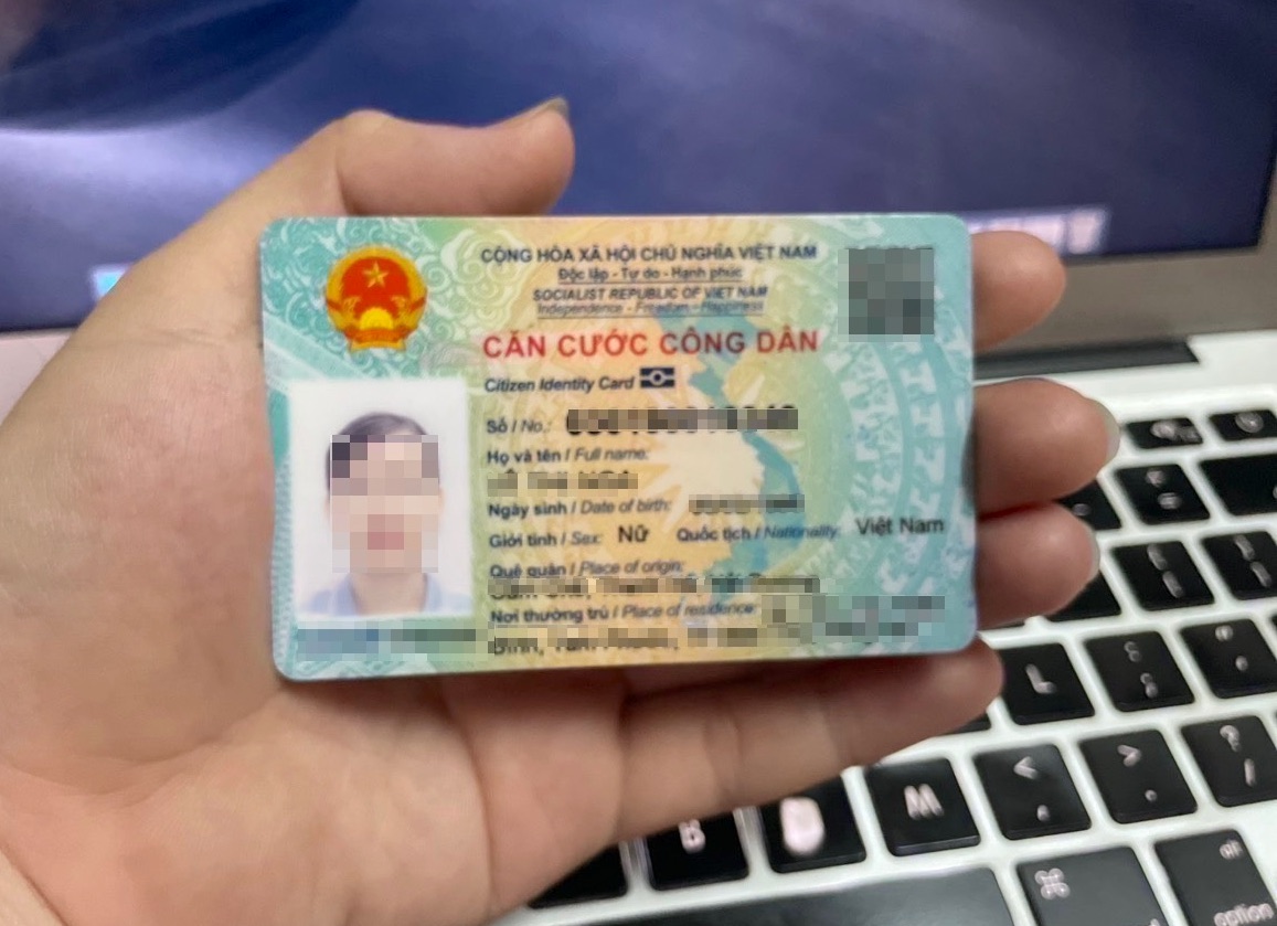 Căn cước công dân cấp trước ngày 1.7.2024 có giá trị sử dụng đến hết thời hạn được in trên thẻ