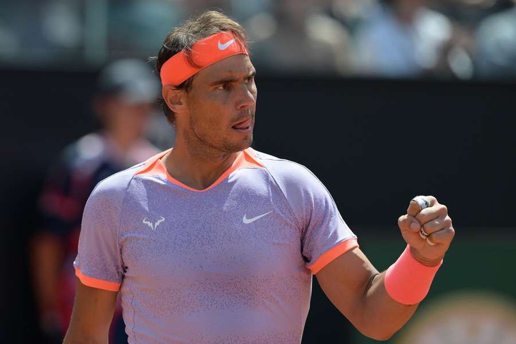 Nadal lội ngược dòng thành công ở trận mở màn Rome Masters - 1