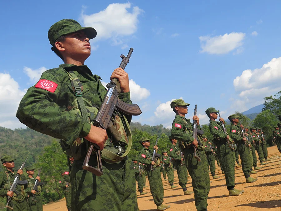 Các thành viên nhóm vũ trang thiểu số Quân đội Arakan