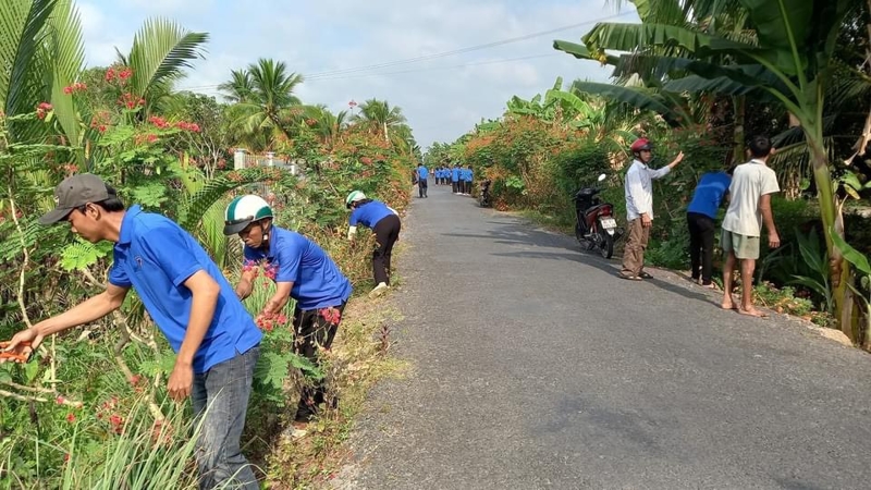 Đường nông thôn mới của tỉnh Trà Vinh hôm nay (Ảnh minh họa)