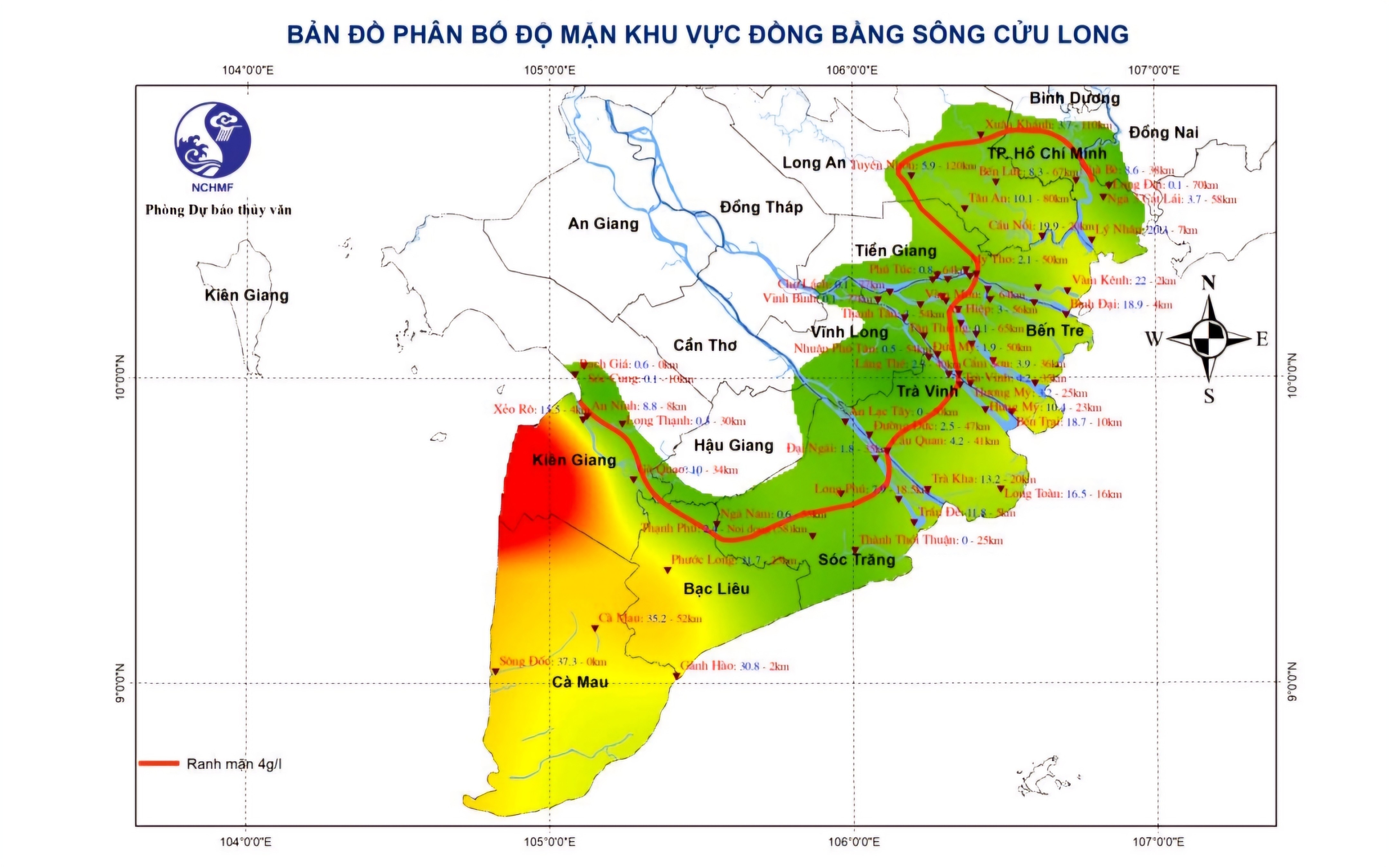 Sự kiện - Xâm nhập mặn ở đồng bằng sông Cửu Long có xu hướng giảm dần