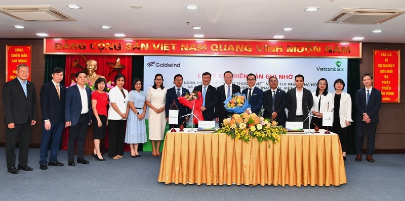 Vietcombank Hà Nội ký kết thỏa thuận hợp tác với Tập đoàn Goldwind