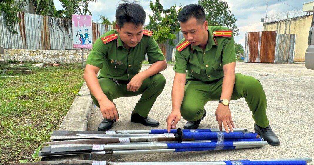 14 thanh niên đi ô tô từ Long An lên Đồng Nai hỗn chiến