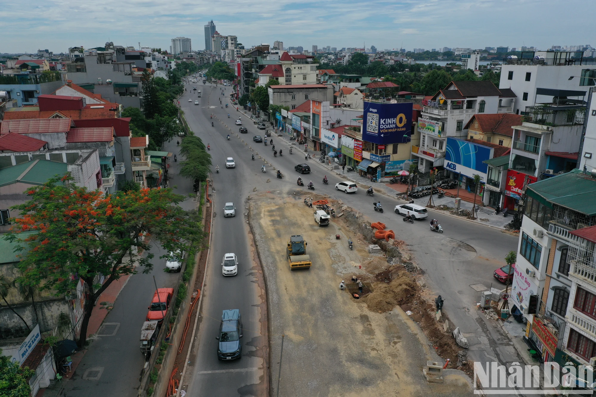 [Ảnh] Toàn cảnh Dự án mở rộng đường Âu Cơ - Nhật Tân trước ngày thông xe kỹ thuật toàn tuyến ảnh 13