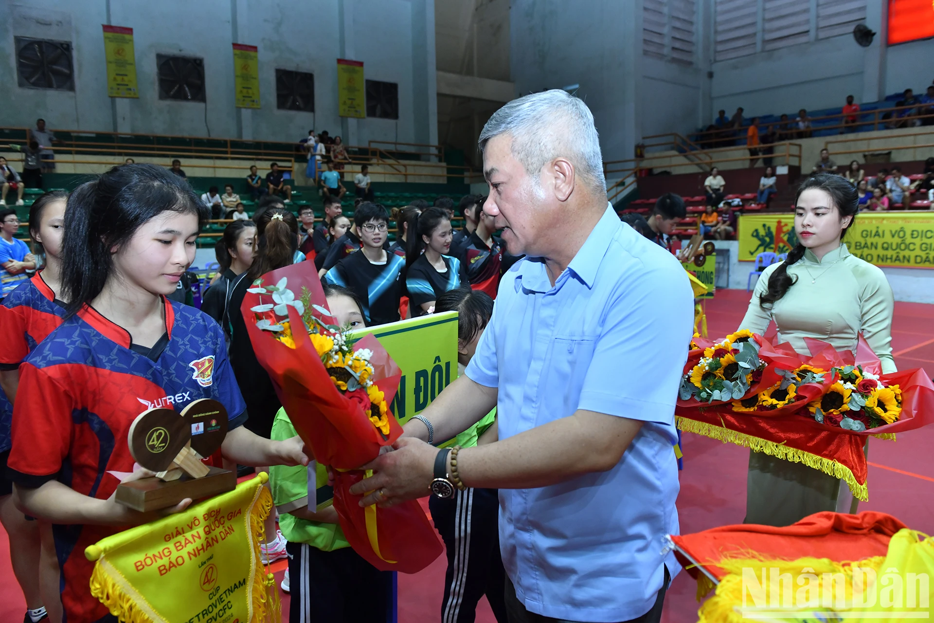 [Ảnh] Toàn cảnh Lễ khai mạc Giải vô địch bóng bàn quốc gia Báo Nhân Dân lần thứ 42 ảnh 14