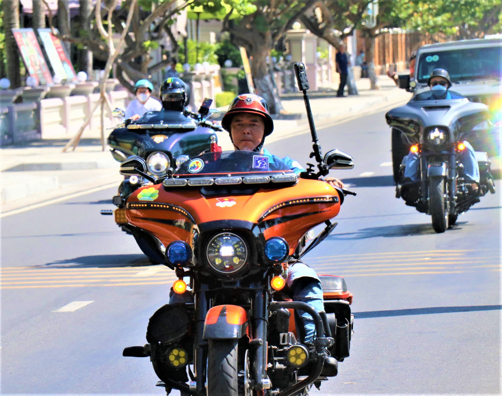 Thích thú dàn xe Jeep và mô tô Harley Davidson trên phố biển Nha Trang- Ảnh 7.