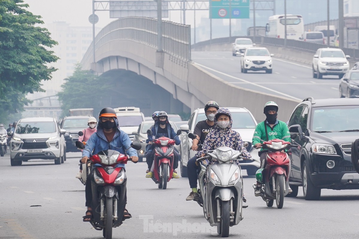 Hà Nội mù mịt, chất lượng không khí xấu ảnh 6