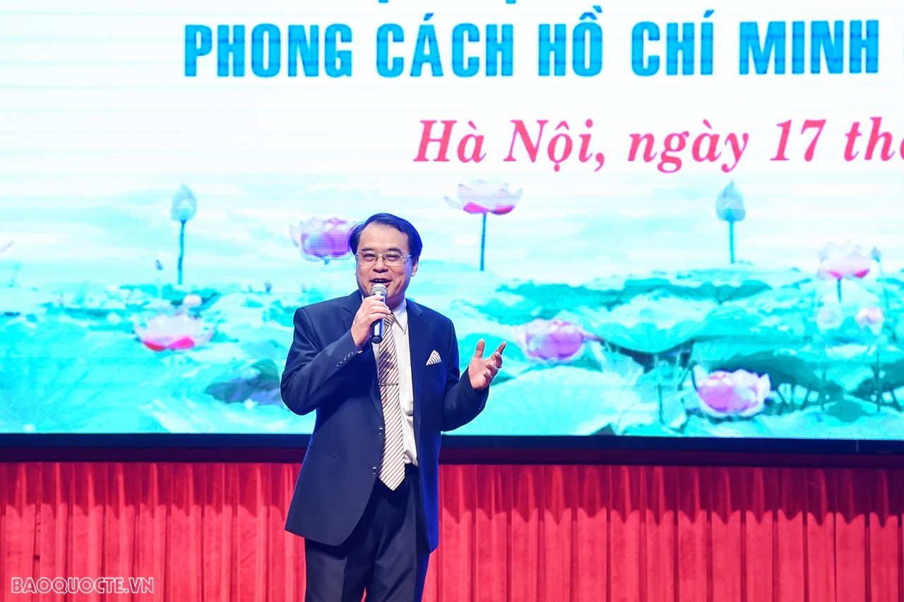 Phát động thi đua ‘cán bộ, đảng viên Đảng bộ Bộ Ngoại giao học tập và làm theo phong cách ngoại giao Hồ Chí Minh’