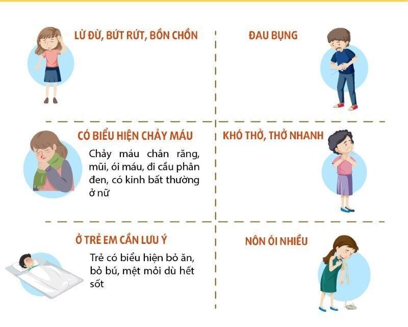 Dấu hiệu sốt xuất huyết