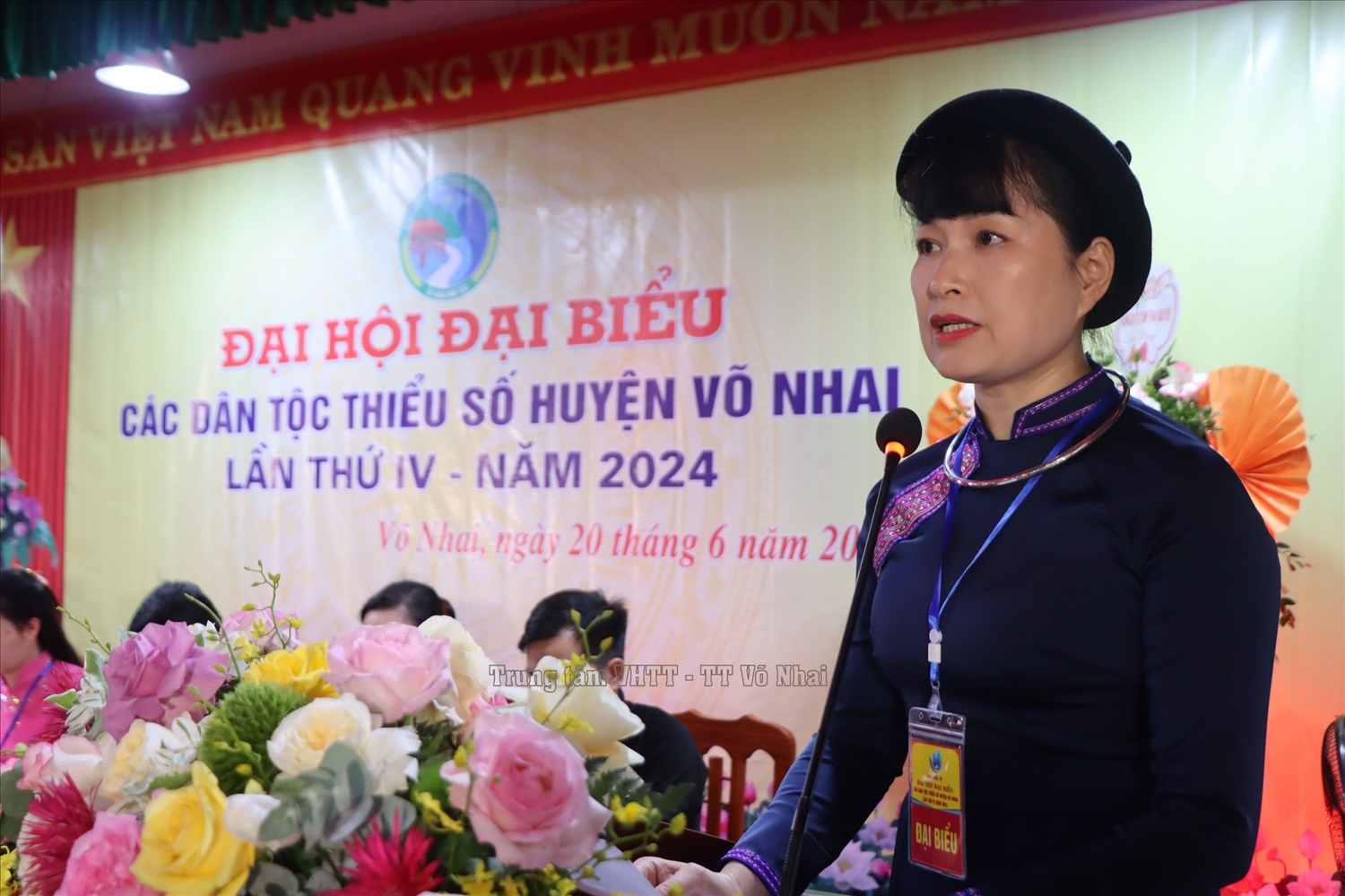 Đại biểu phát biểu tham luận tại Đại hội