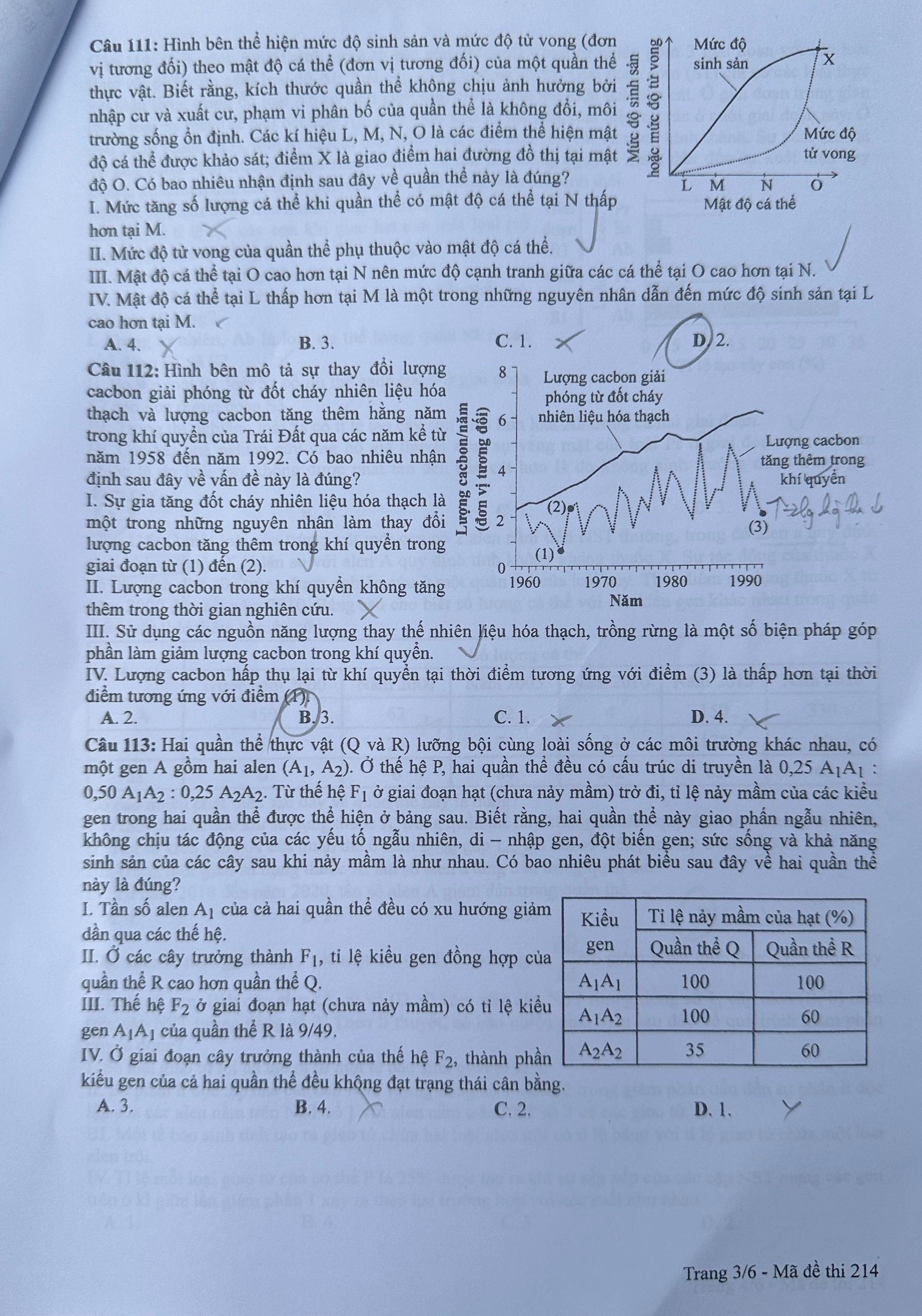 Thí sinh nhận định đề thi Khoa học tự nhiên phân hóa cao, môn Sinh học “dễ thở” nhất -0