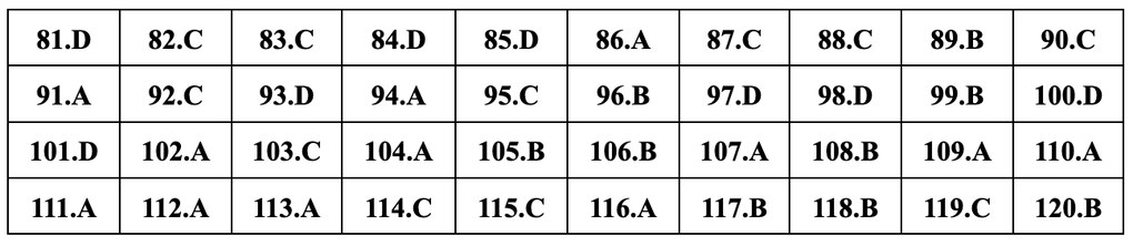 Đáp án gợi ý đầy đủ 24 mã đề giáo dục công dân thi tốt nghiệp THPT 2024 - 25